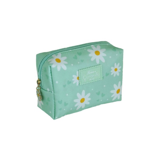 Necessaire CAMOMILLA Daisy Love verde 10,5 x 15,5 x 6,5 cm