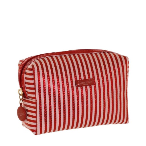 Chamomile Love Peek red toiletry bag, 10.5 x 15.5 x 6.5 cm