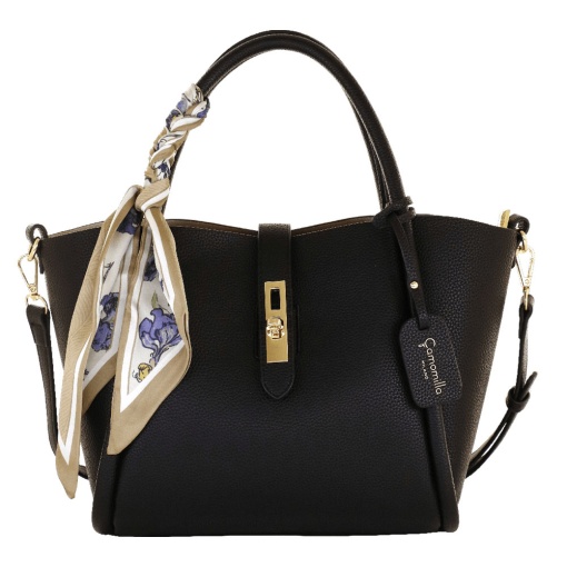 Bolso CAMOMILLA Sweet & Chic negro 22 x 38 x 16,5 cm