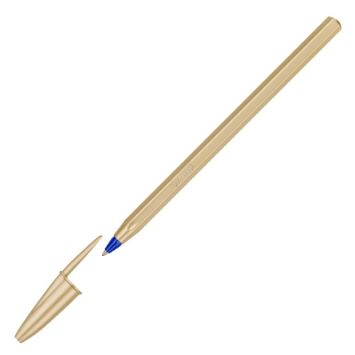 Esferográfica BIC Cristal Glace 1 mm dourado