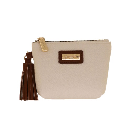 CAMOMILLA Toffee coin purse cream 9 x 13 x 2 cm