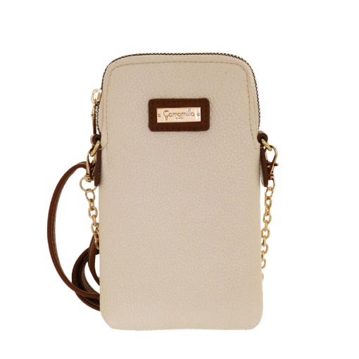 Funda para teléfono móvil con estampado de crema de caramelo y manzanilla