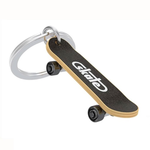 Metalmorphose skateboard keychain