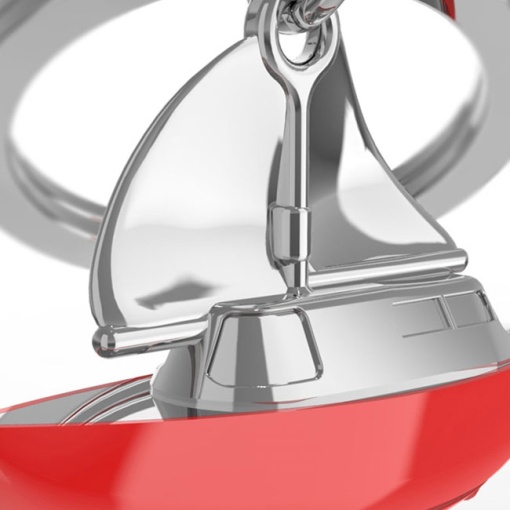 Metalmorphose sailboat keychain