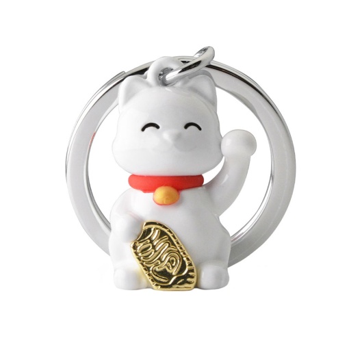 Metalmorphose Lucky Cat Keychain