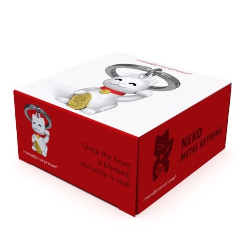 Metalmorphose Lucky Cat Keychain