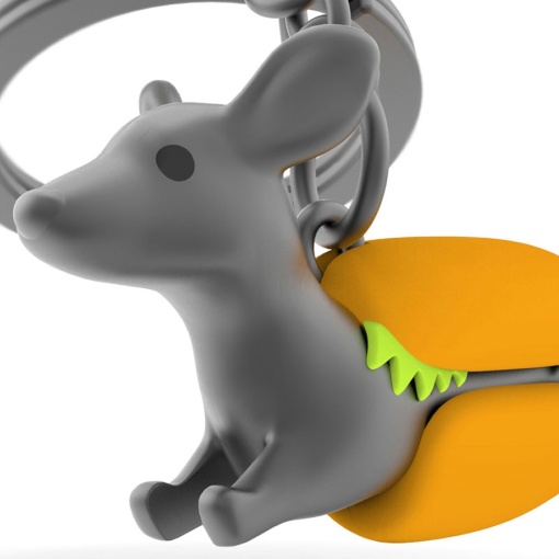 Llavero de perrito caliente de Metalmorphose