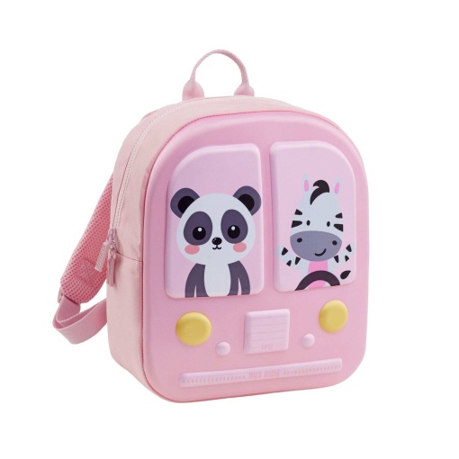 Mochila MIQUELRIUS Bus Stop rosa 24,5 x 12 x 30,5 cm