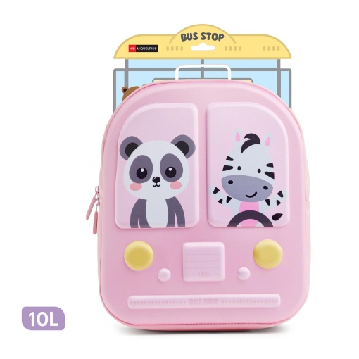 Mochila rosa MIQUELRIUS Bus Stop 24,5 x 12 x 30,5 cm