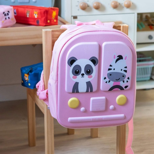 Mochila rosa MIQUELRIUS Bus Stop 24,5 x 12 x 30,5 cm