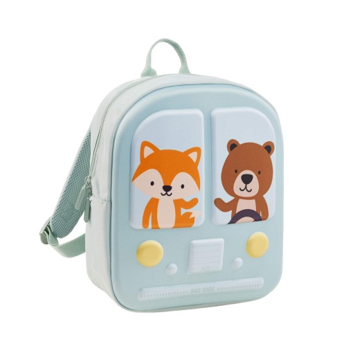 Mochila MIQUELRIUS Bus Stop verde 24,5 x 12 x 30,5 cm