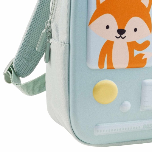 MIQUELRIUS Bus Stop backpack, green, 24.5 x 12 x 30.5 cm