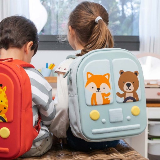 MIQUELRIUS Bus Stop backpack, green, 24.5 x 12 x 30.5 cm