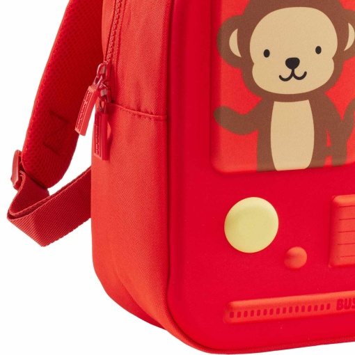 MIQUELRIUS Bus Stop backpack, red, 24.5 x 12 x 30.5 cm
