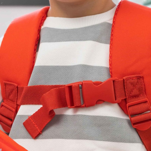 MIQUELRIUS Bus Stop backpack, red, 24.5 x 12 x 30.5 cm