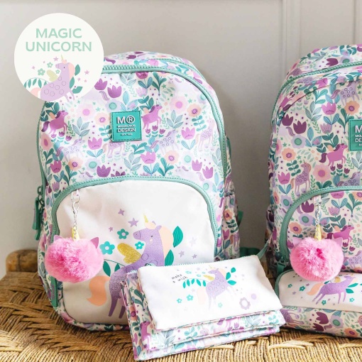 MIQUELRIUS Magic Unicorn Backpack 40 x 28 x 14 cm adaptable to a trolley