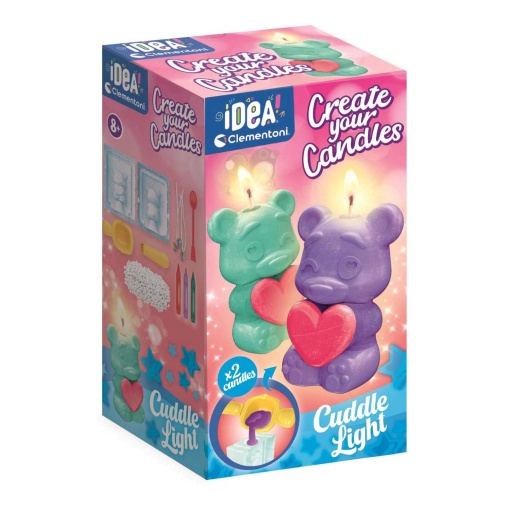 Crea tus propias velas Love Bear de CLEMENTONI.