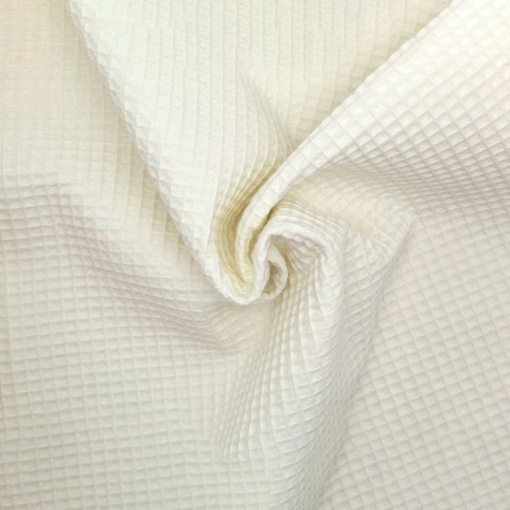 Tecido favo de mel / waffle marfim 03 1 x 1,47 m