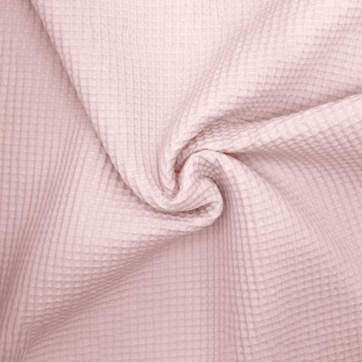 Tecido favo de mel / waffle rosa 06 1 x 1,47 m