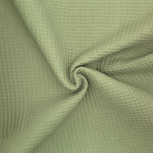 Tecido favo de mel / waffle caqui 46 1 x 1,47 m
