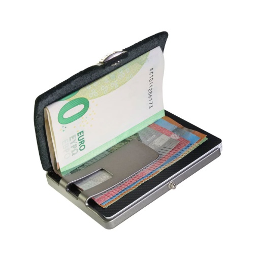 I-CLIP Original Silver Pure Black Card/Note Holder