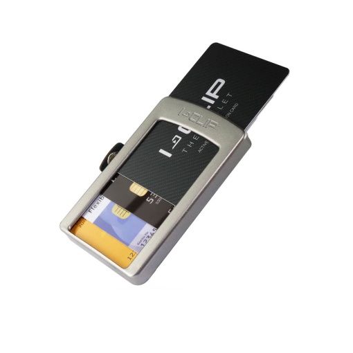 I-CLIP Original Silver Pure Black Card/Note Holder
