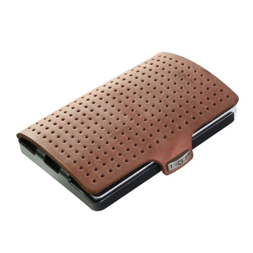 I-CLIP Advantager brown card/note holder