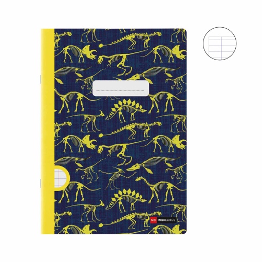 A4 stapled notebook MIQUELRIUS Fossil Mini Fossil lined 48 sheets 90 g
