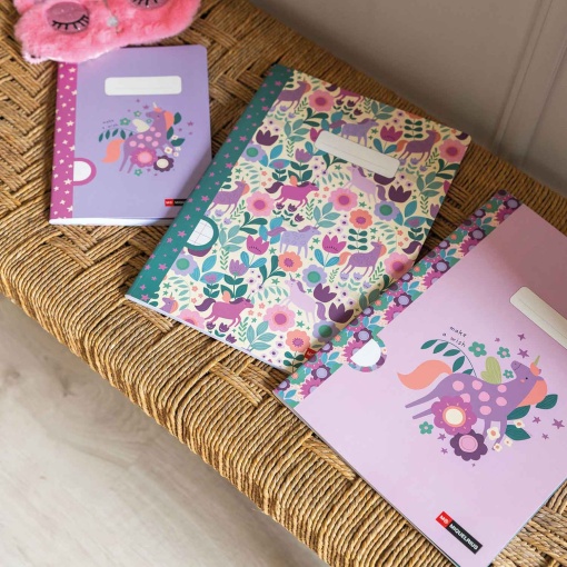 A4 stapled notebook MIQUELRIUS Magic Unicorn Wish lined 48 sheets 90 g