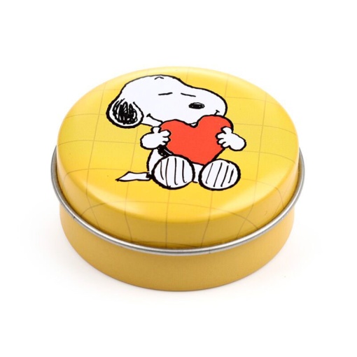 Peanuts Snoopy & Woodstock assorted lip balm in a tin