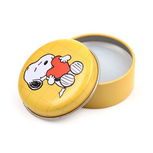 Peanuts Snoopy & Woodstock assorted lip balm in a tin