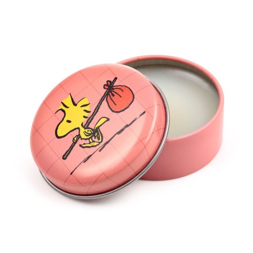 Peanuts Snoopy & Woodstock assorted lip balm in a tin