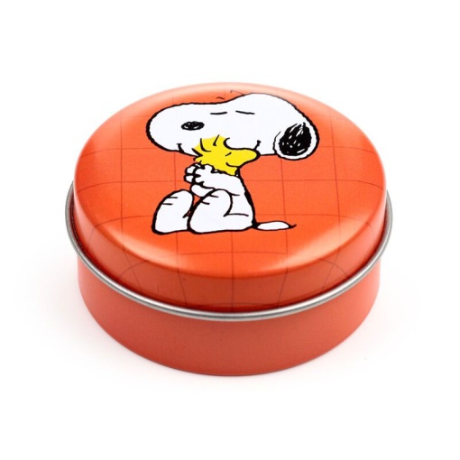 Peanuts Snoopy & Woodstock assorted lip balm in a tin