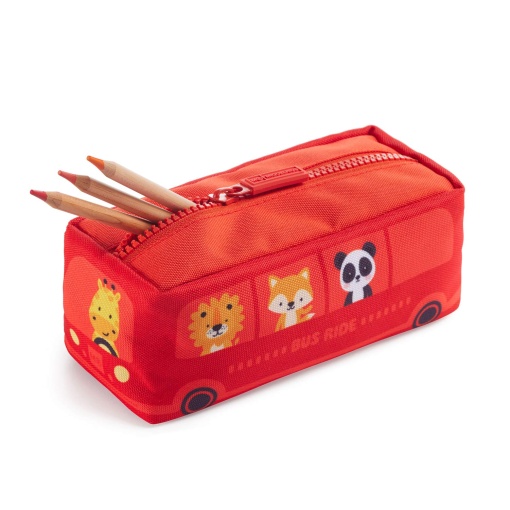 Estojo MIQUELRIUS Bus Stop vermelho