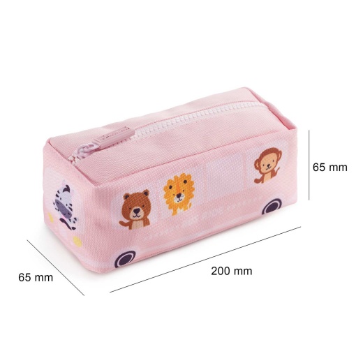 Estuche rosa para lápices de parada de autobús MIQUELRIUS