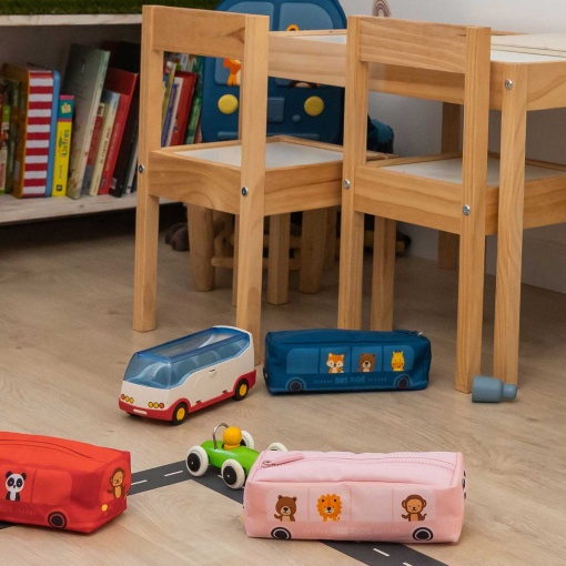 MIQUELRIUS Bus Stop blue pencil case