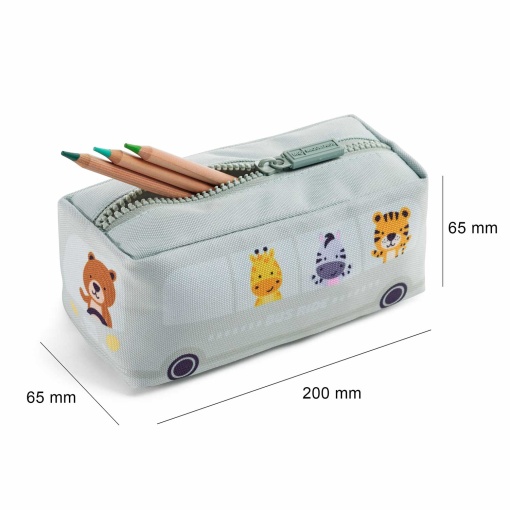 Estuche verde para lápices de la parada de autobús MIQUELRIUS