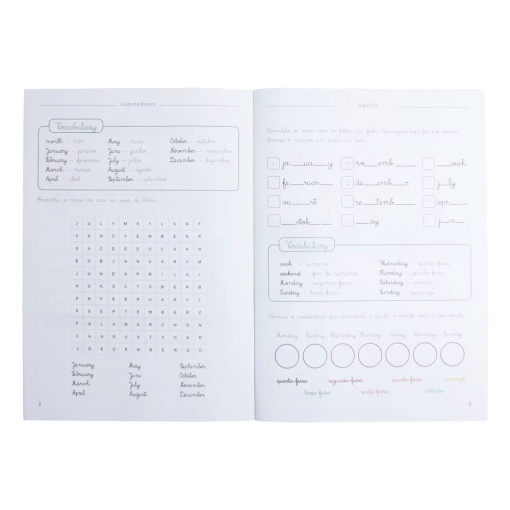Cuaderno blanco - Inglés 5+ EUROPRICE