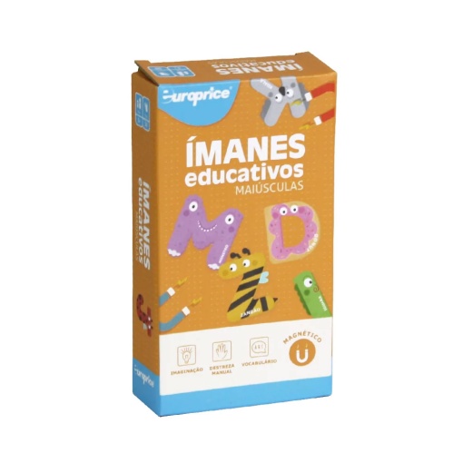 Ímanes educativos - maiúsculas EUROPRICE