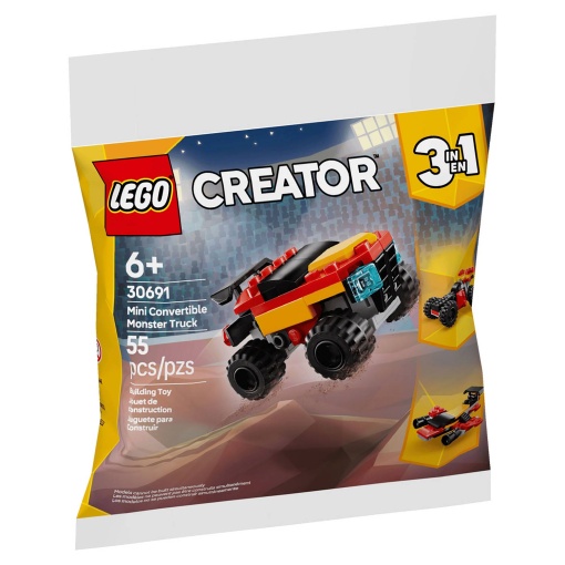 Camión minimonstruo 3 en 1 de LEGO Creator 30691