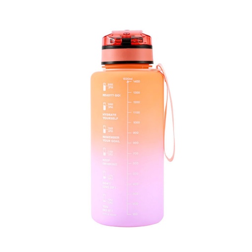 Lilac/orange iDrink Tritan bottle 1500ml