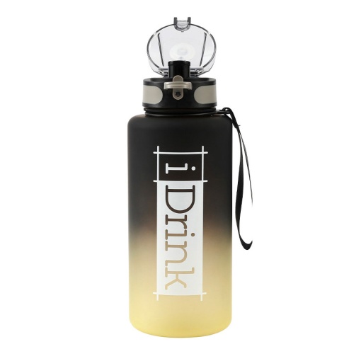 Garrafa em tritan iDrink 1500ml preto / amarelo
