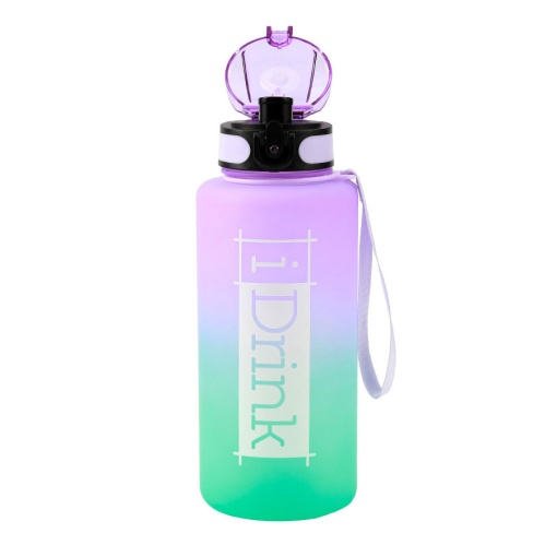 Garrafa em tritan iDrink 1500ml lilás / verde