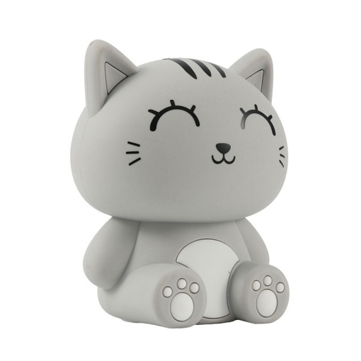 Luz de presença em silicone iTotal gato cinza