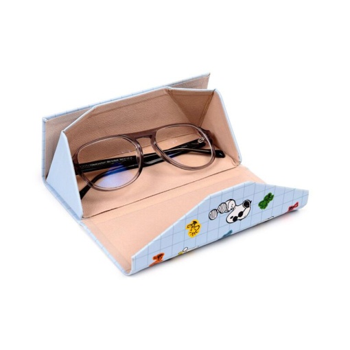 Estuche plegable para gafas de Snoopy y Woodstock de Peanuts