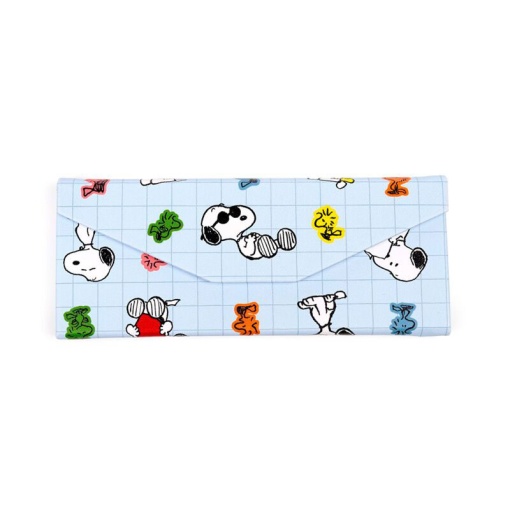 Estuche plegable para gafas de Snoopy y Woodstock de Peanuts
