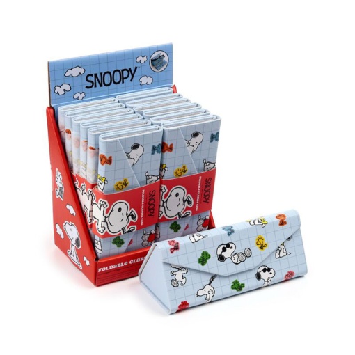 Estuche plegable para gafas de Snoopy y Woodstock de Peanuts