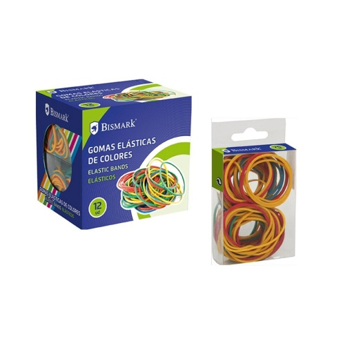 Surtido de gomas elásticas n.º 18, 80x2 mm, 75 unidades, 40 g, BISMARK