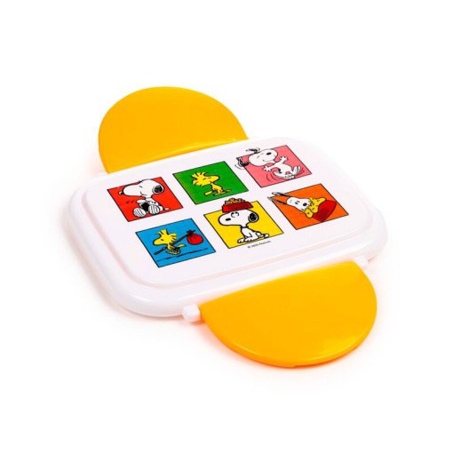 Caixa de lanche múltipla com talheres Peanuts Snoopy & Woodstock
