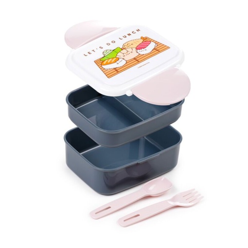 Pusheen The Cat Sushi Club Multi-Lunch Box with Cutlery